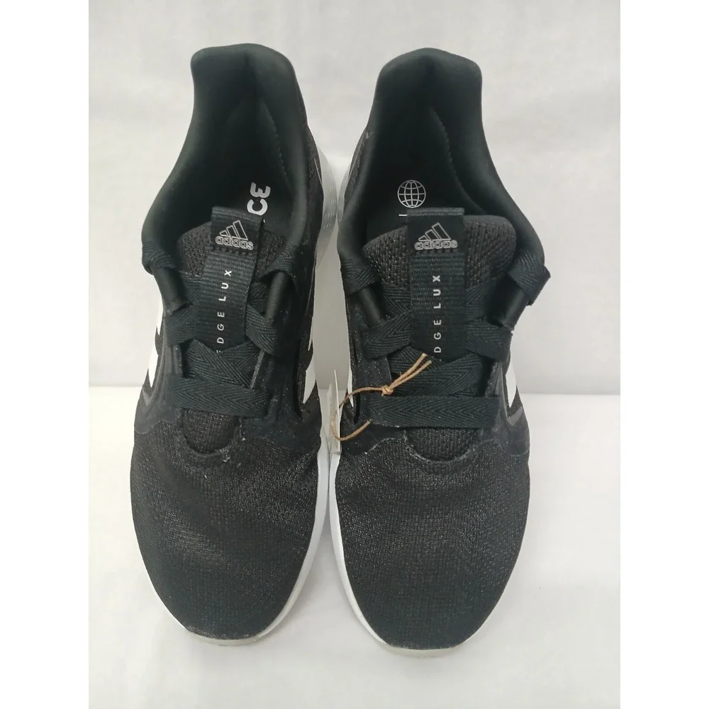 Adidas Women's Edge Lux 5 Running Shoes GX0588 Black Matte‎ Silver Sz 6.5